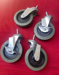 Swivel Caster Wheel for Wire Shelving