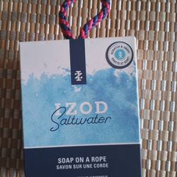 Izod Saltwater Soap on a rope for men 8oz