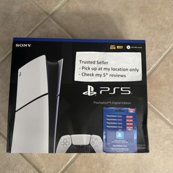 SONY PS5 digital PLAYSTATION 5 digital disc-free Console - SLIM - CFI-2015 bundle with store credit