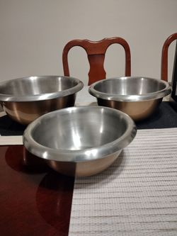 Stainless Steel Mixing Bowls Set of 3