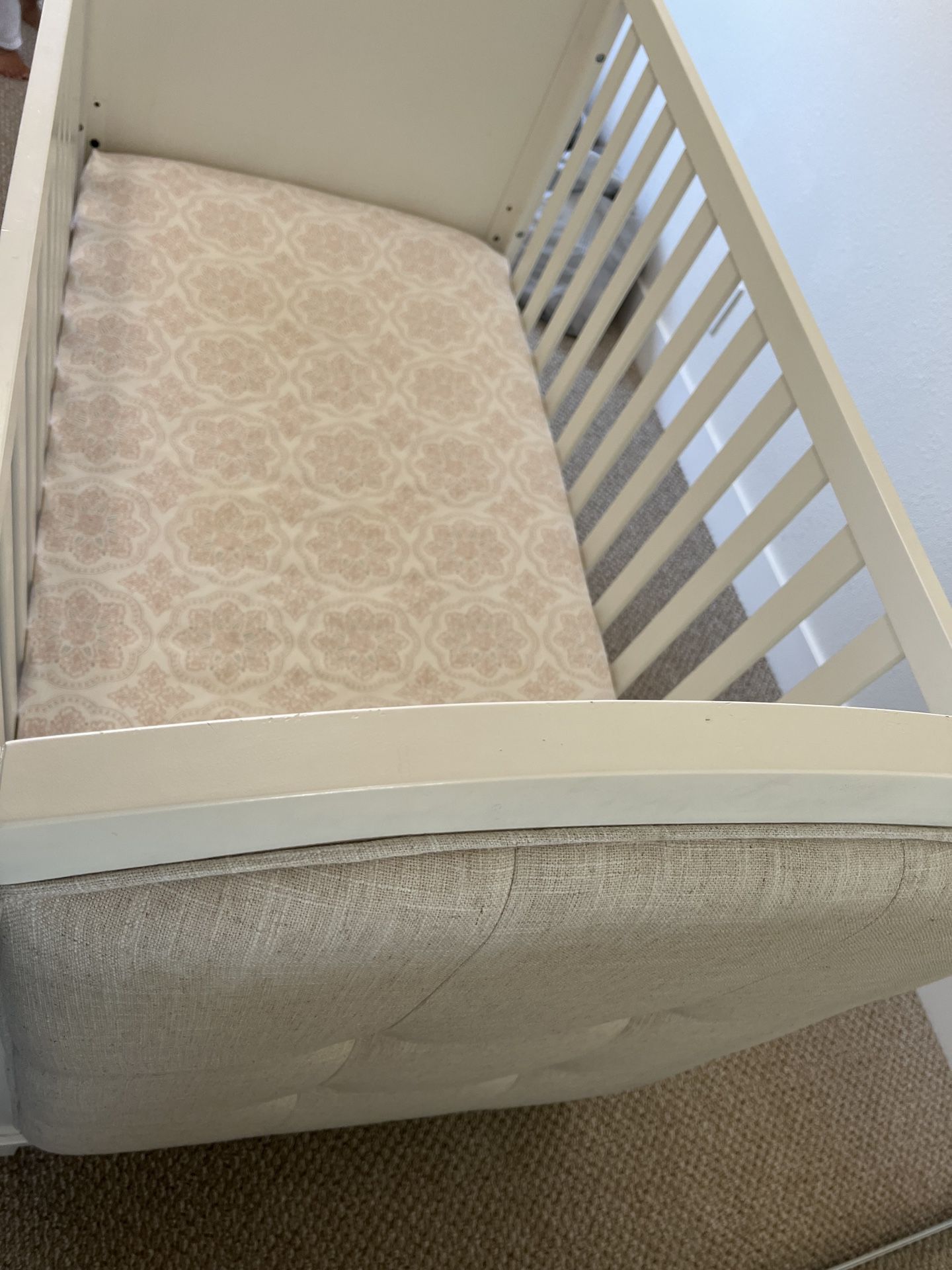 Baby Crib White Color