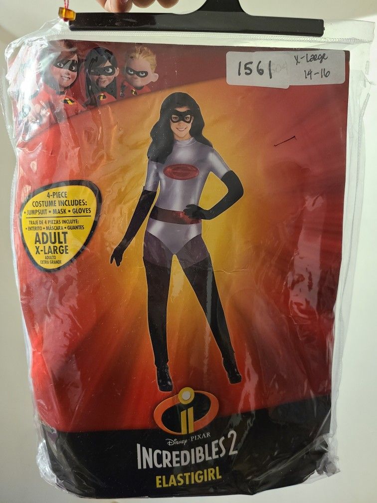 Incredibles 2 Elastigirl Costume Adult XLarge 14-16