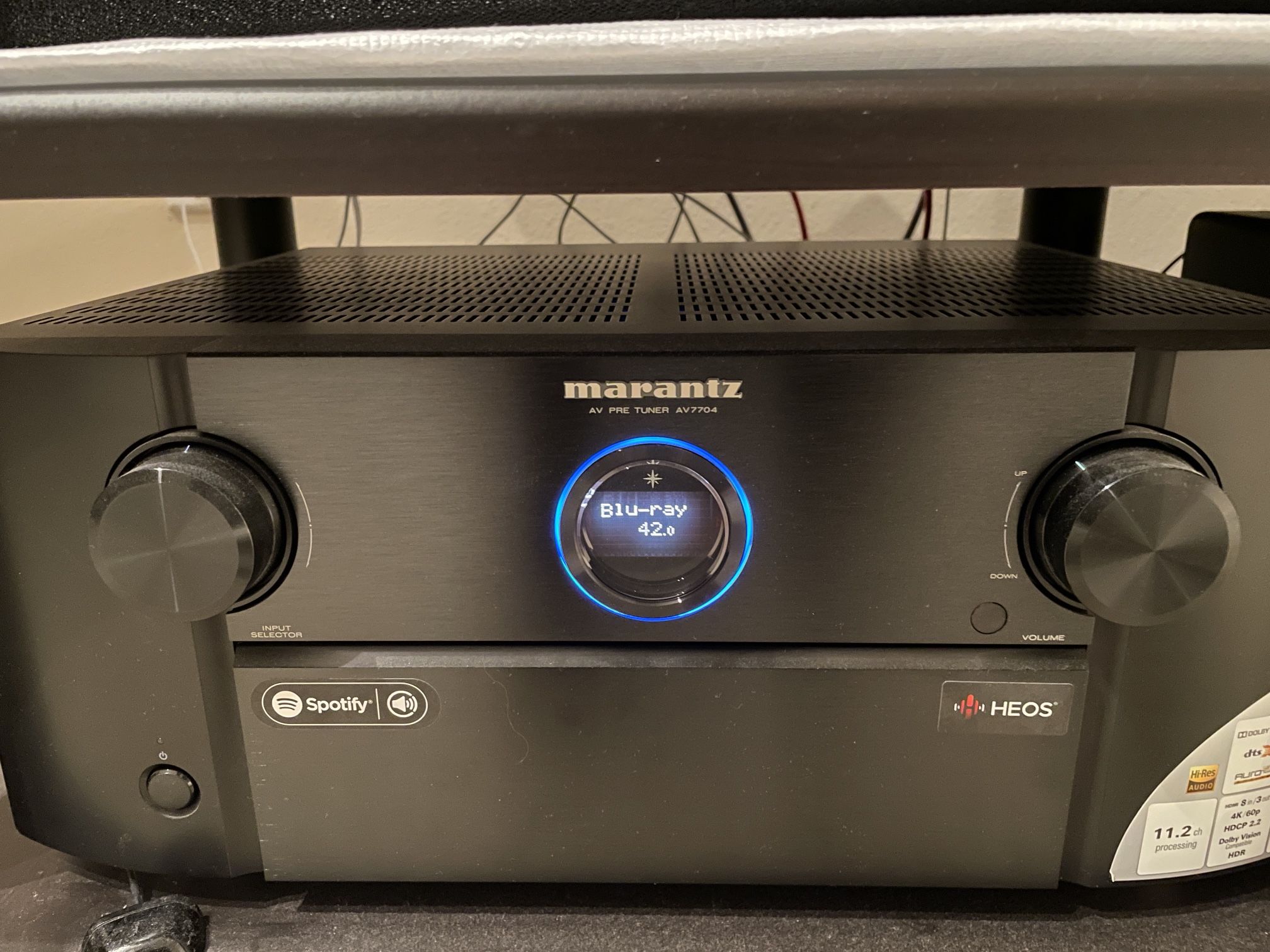 Marantz AV7704 Home theater preamp/processor with 11.2-channel processing