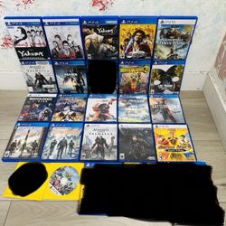 Playstation 5 Games And PlayStation 4 Games ( Used , Tested Working )  Read Description)