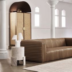 Coco Republic Genuine Leather Sofa