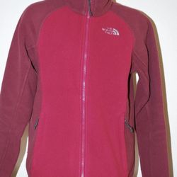 THE NORTH FACE WOMEN'S KHUMBU FLEECE JACKET MAGENTA AND DARK MAGENTA SIZE SMALL