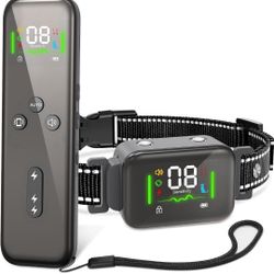 Dog Training Collar with Remote Dog Shock Collar with Automatic No Barking Mode