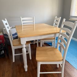 Table & 4 Chairs 