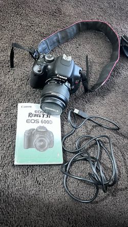 Canon EOS Rebel T3i DSLR Camera with 18-55mm Lens