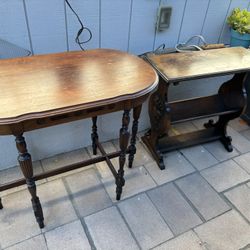 2 Vintage Antique Tables 45 For Both Or 30 Each Escondido 