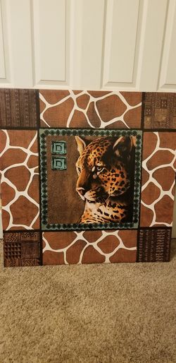 Large Cheetah Painting
