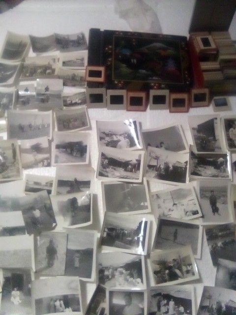 Vintage Photos And Album ,Slides Of The Original People Of The Freedom Village In South Korea 1953