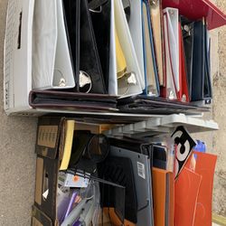 Office School Supplies Binder Bundle 