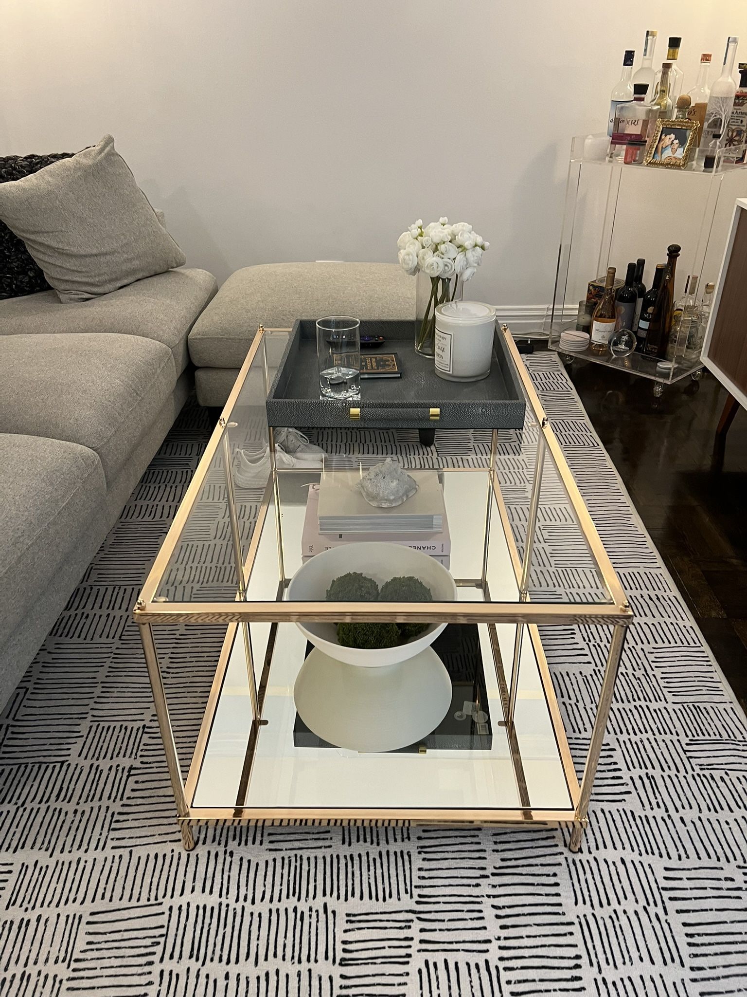 Gold Coffee Table