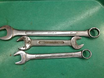 Craftsman wrenches mis. Sizes