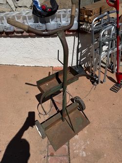 Welding tank cart