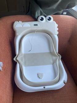 Collapsible  Baby Bath Tub With Thermometer  