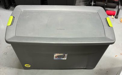 Sterilite Large Plastic Storage Tote with Lid