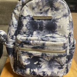 Steve Madden BBailey Blue Tie Dye Backpack.