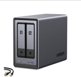 UGREEN NAS DXP2800 2-Bay for Advanced Home Users, Remote Workers & Creators
Home Media & Data Center, Docker & VM, Plex, Fast File Transfer, Intel N10