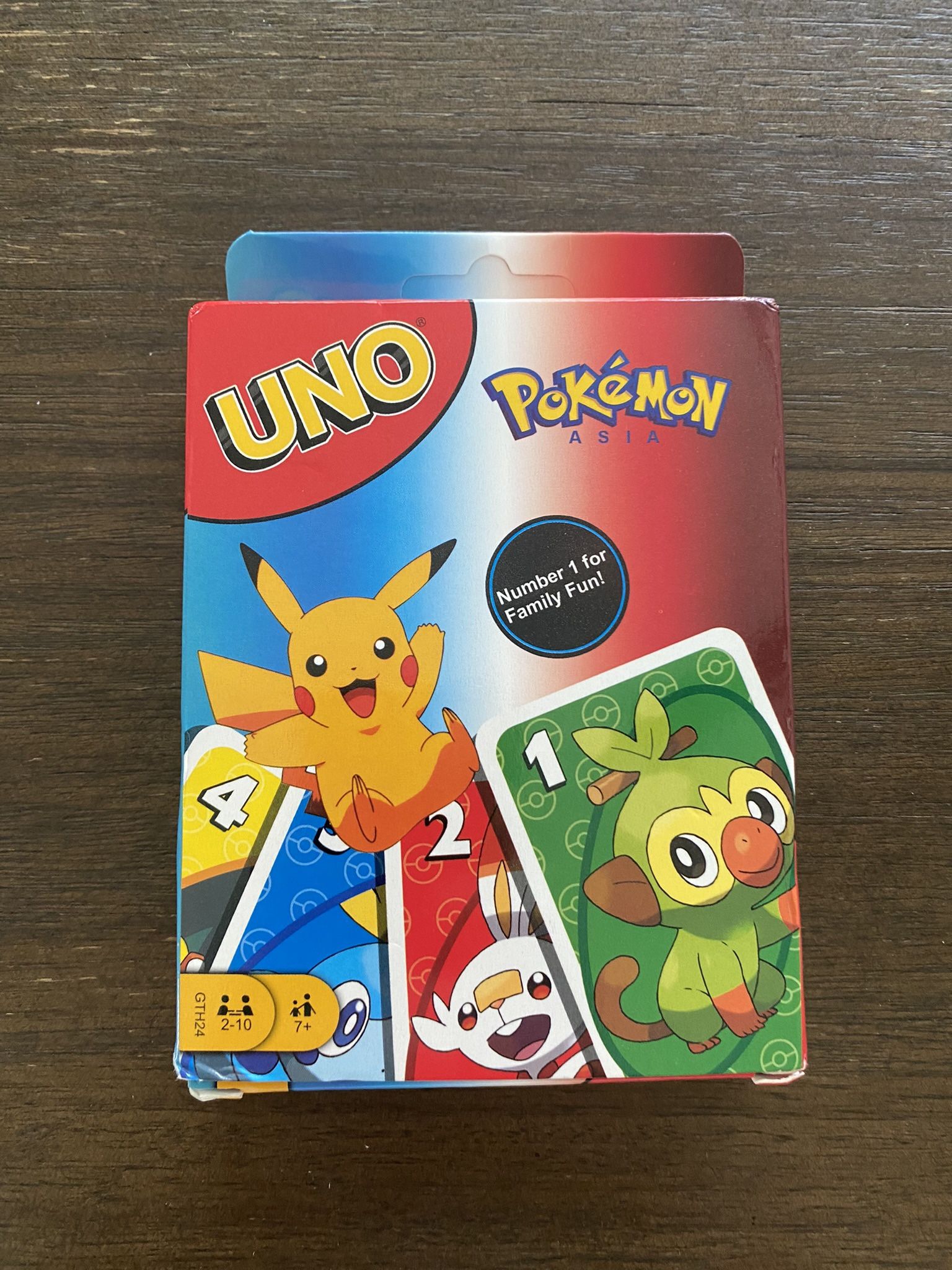 Pokemon Uno Playing Card Game, Fun Gift For Kids, Pikachu, Charizard, Blastoise