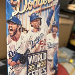 🚨RARE Dodgers 2020 World Series championship Poster - CANVAS Wall Art Print