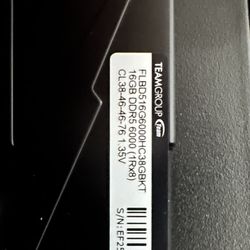 16gb RAM DDR5 TEAMGROUP