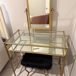 Vanity With Stool