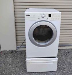 LG Front Load Dryer with Pedestal