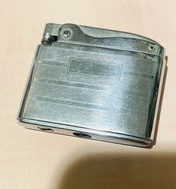 Vintage Art Deco 40’s Ronson ADONIS Silver Cigarette Lighter Pat. D145217 F2-13