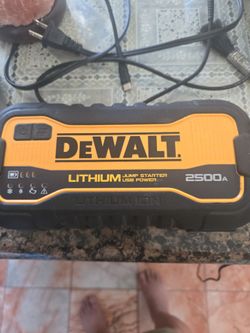 New dewalt jump starter