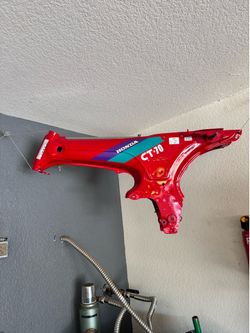 Titled Honda CT70 Frame