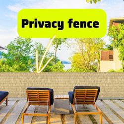 🔥 New Outdoor Privacy Fence – Sun Shade Screen 6ft x 16.4ft 🔥 Fencing Garden Fence Border, Bamboo Outdoor Fence