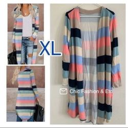 Womens Fashion 2022 Cozy Knit Open Front Long Sleeve Long Knit Cardigan Sweater  Size: XLarge  Features: New spring sweater coat, Camo, Snake, Leopard