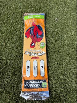 HUF X Spider Man blind bag 8.25” Skateboard Deck