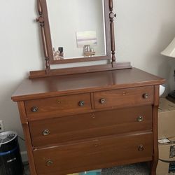 Antique Wood Dresser