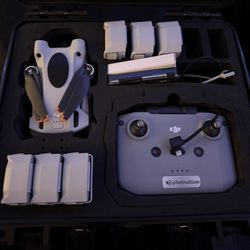 DJI mini 3 pro with several batteries 