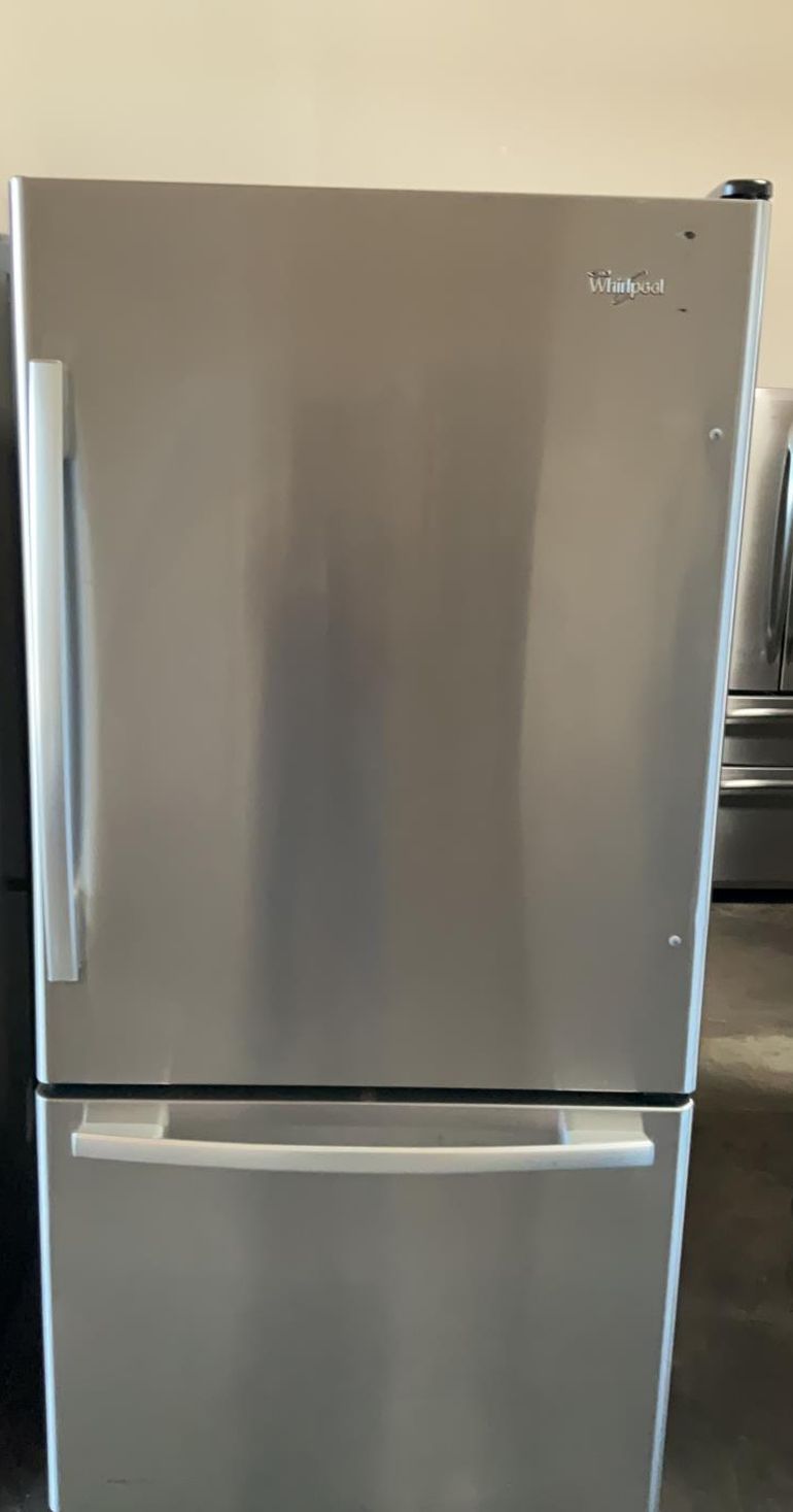 Whirlpool Bottom Freezer Stainless Steel Refrigerator