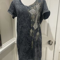 Rhinestone Cross Shirt