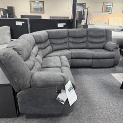 Reclining Sectional In Stock For Fast Delivery 
