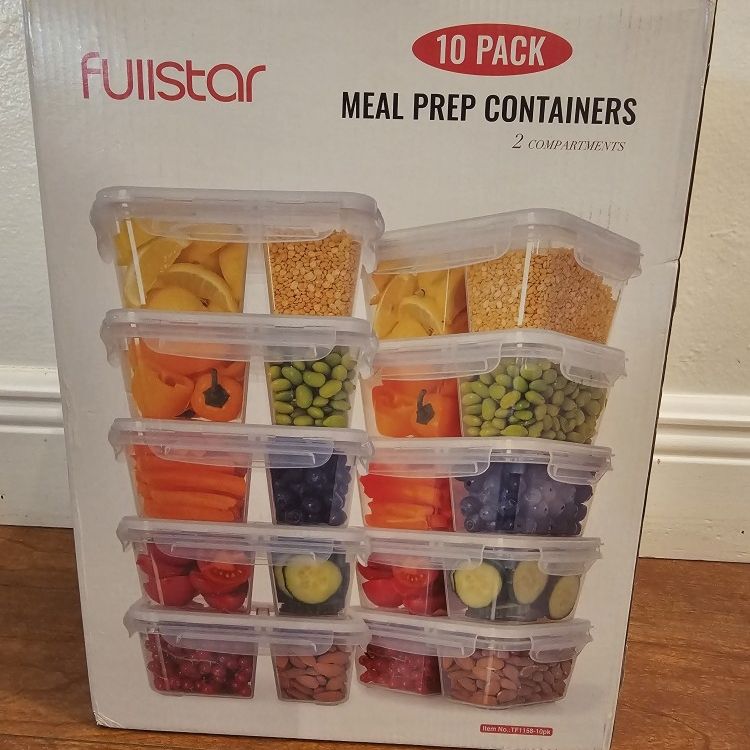 Fullstar, Meal Prep Container, Tupperware Sets With Lids, Food