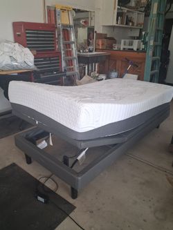 Serta adjustable bed with remote