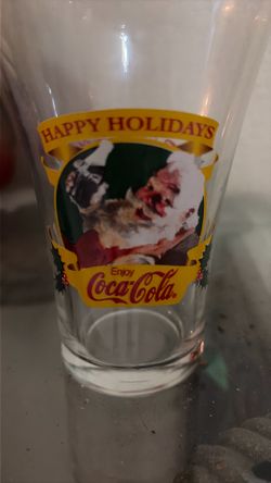Coca-Cola Holiday glass ware