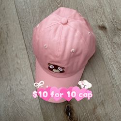 Clearance!pink Cap 10 Pcs
