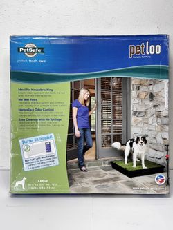 Dog Grass Pad with Dog Litter Box Large