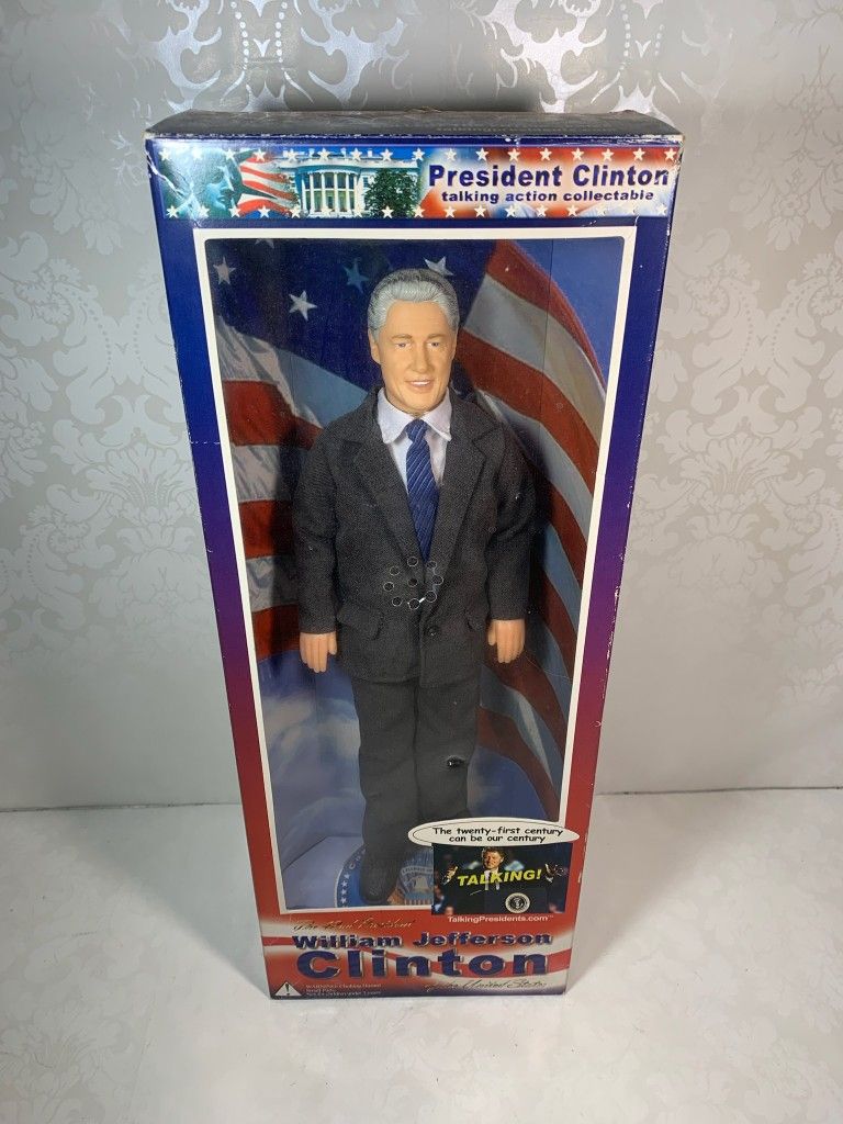 Vintage Bill Clinton Talking Doll