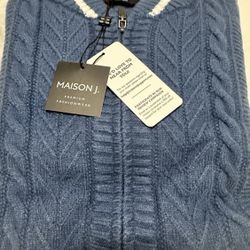 Maison J. Full-Zip Cable Knit Cardigan Sweater