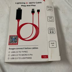 Lightning HDTV Cable Plug & Play 