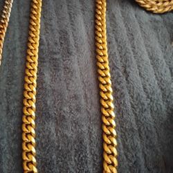 24K Cuban Chain