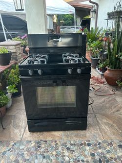 Whirlpool Black Stove